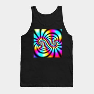 Double Spiral Rainbows Tank Top